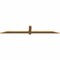 Ekena Millwork Eugene Smooth Timber Gable Bracket, Western Red Cedar, 84"W x 14"H x 1 1/2"D x 3 1/2"F, 4/12 Pitch GBW084X14X0204EUG00SWR - alternate 4